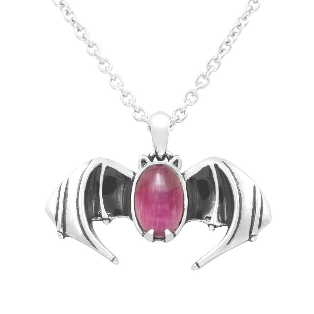 Bat of the Night 316L Surgical Stainless Steel  Pendant Necklace